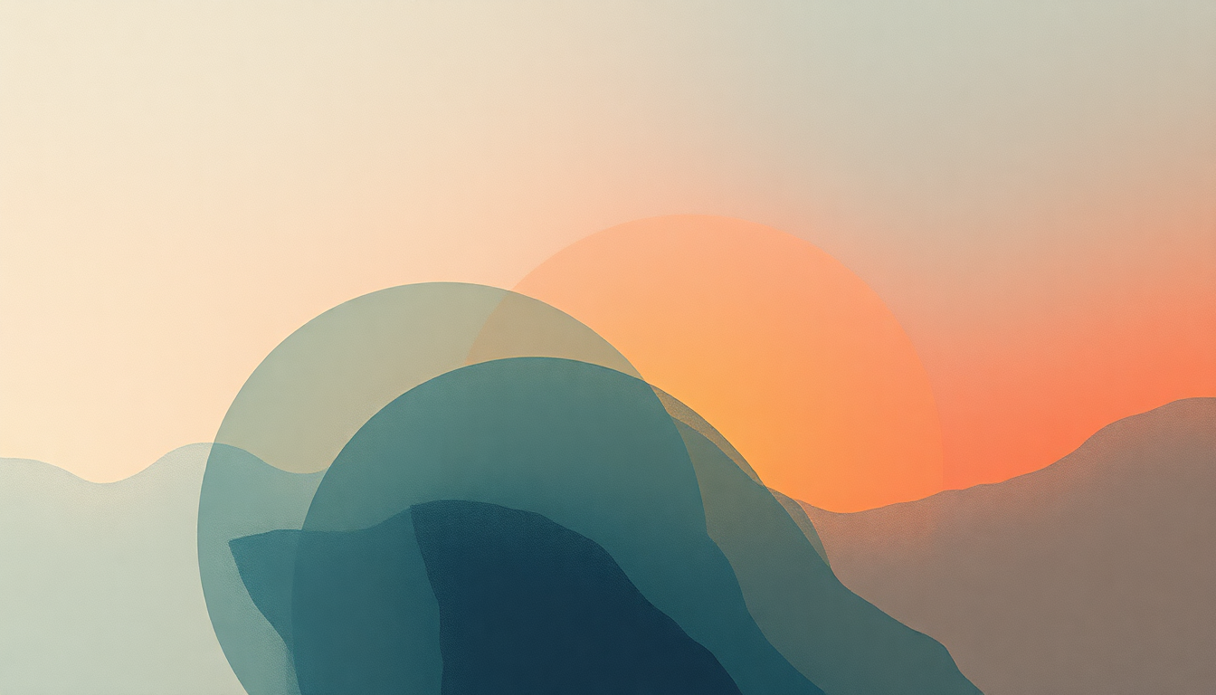 Fan-driven abstract illustration evoking the emotional arc of Immunity by Jon Hopkins