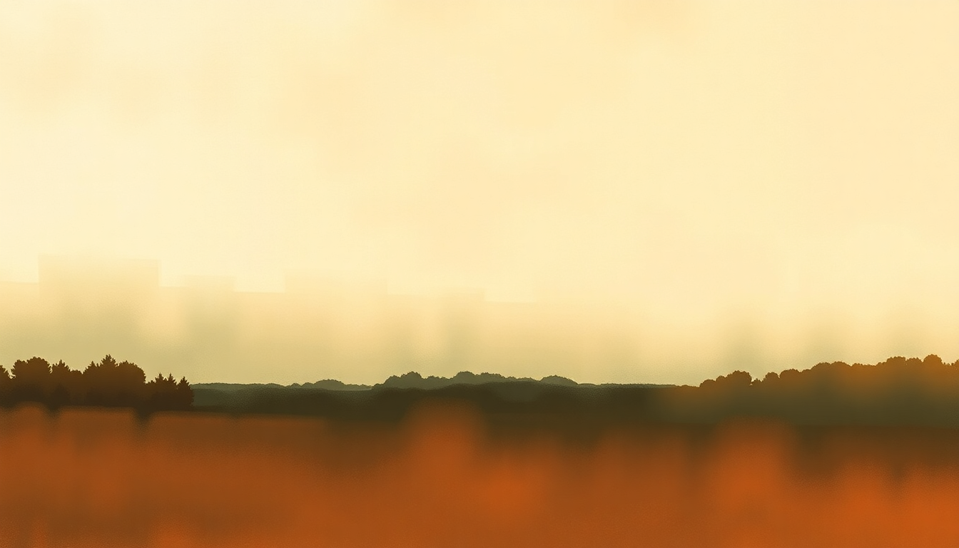 Fan-driven abstract illustration evoking the emotional arc of In a Mellow Tone by Jim Hall