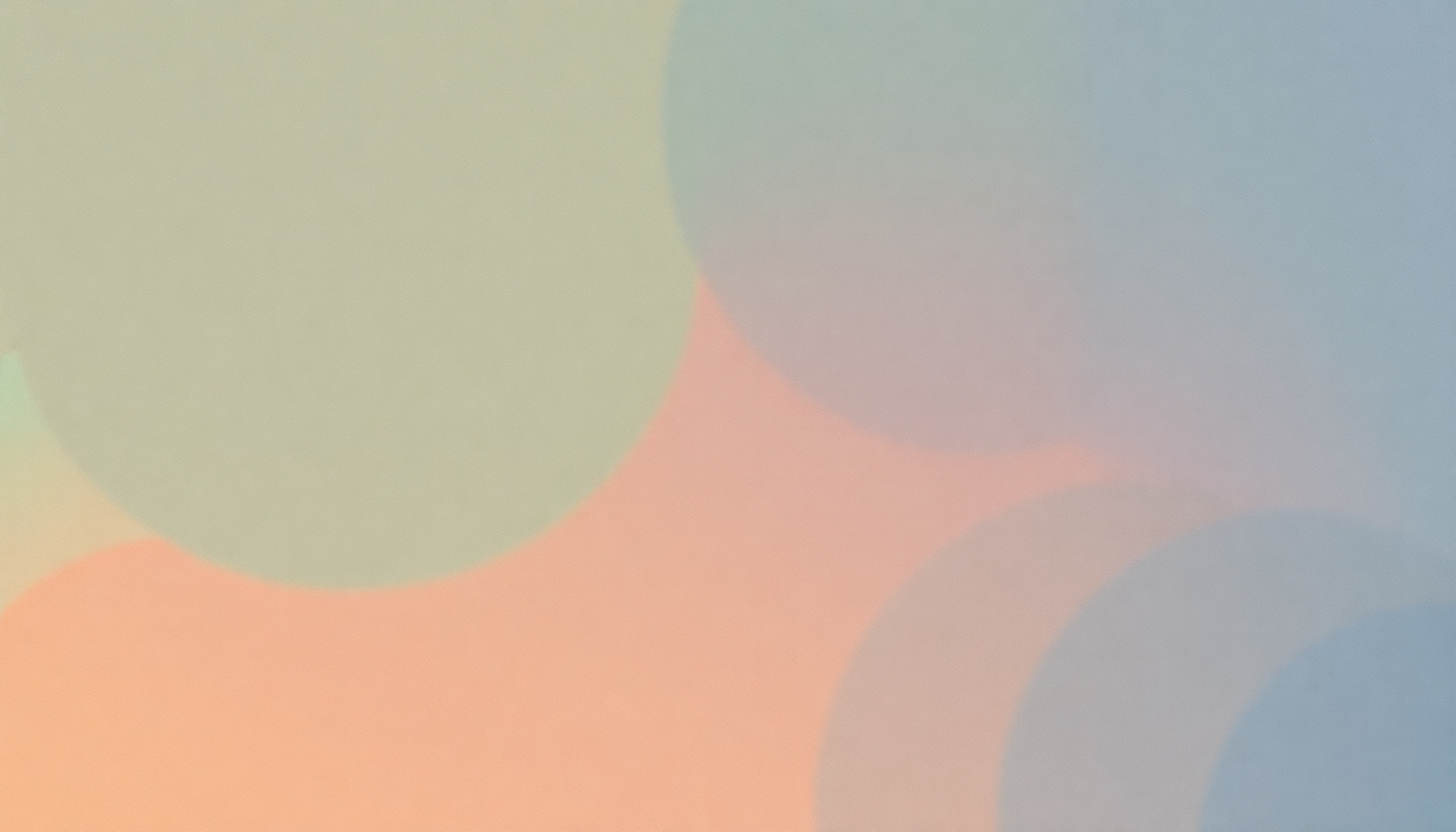 Fan-driven abstract illustration evoking the emotional arc of In a Mellow Tone by McCoy Tyner