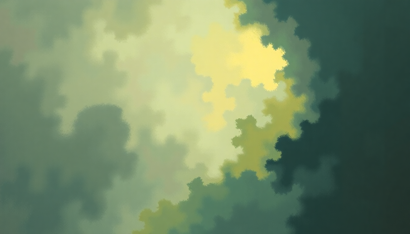 Fan-driven abstract illustration evoking the emotional arc of In From the Storm by Jimi Hendrix