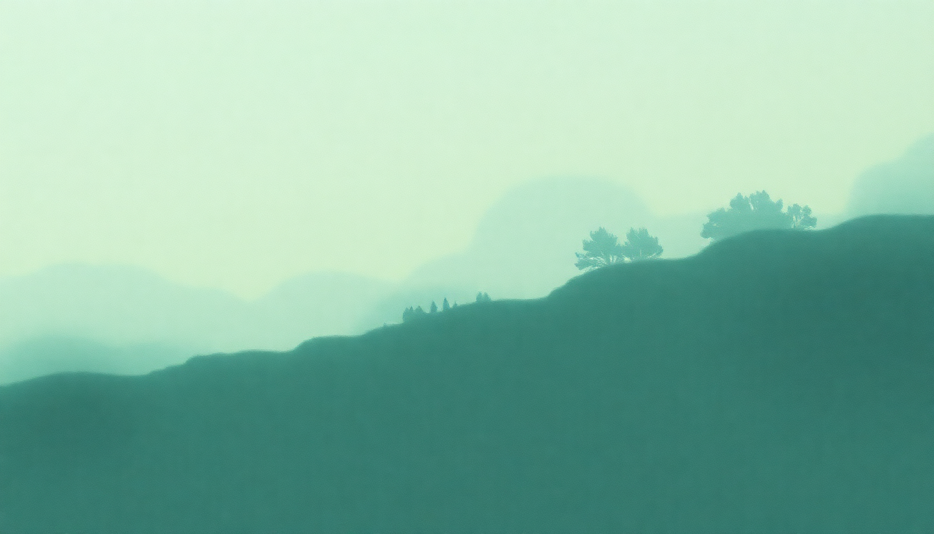 Fan-driven abstract illustration evoking the emotional arc of In Hiding by Pearl Jam