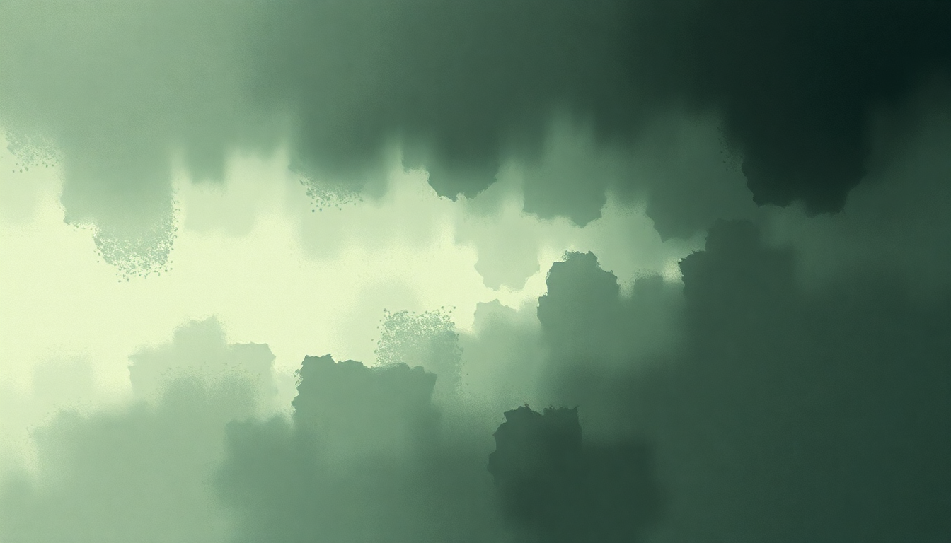 Fan-driven abstract illustration evoking the emotional arc of In My Time of Need by Opeth