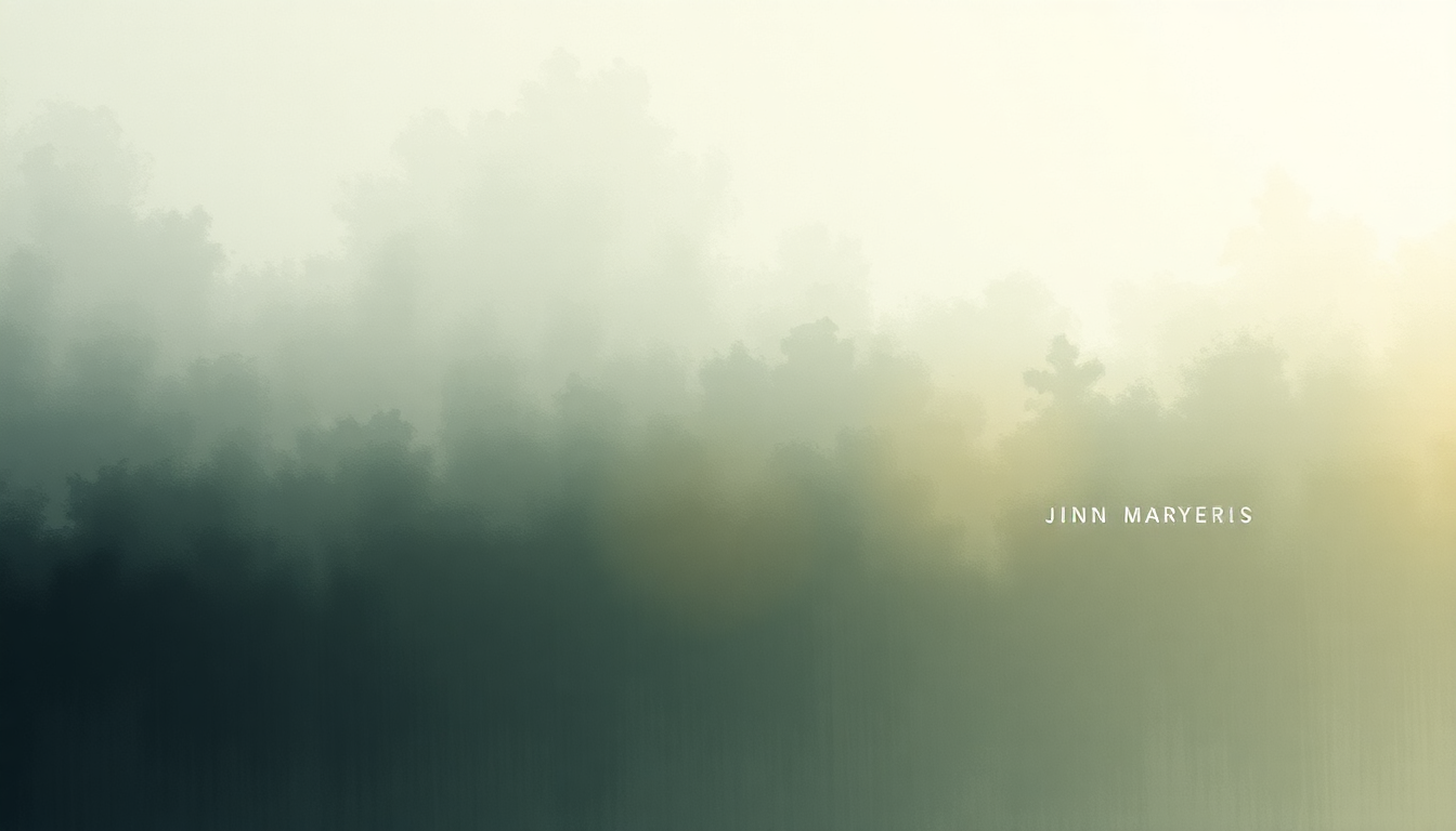 Fan-driven abstract illustration evoking the emotional arc of In Repair by John Mayer