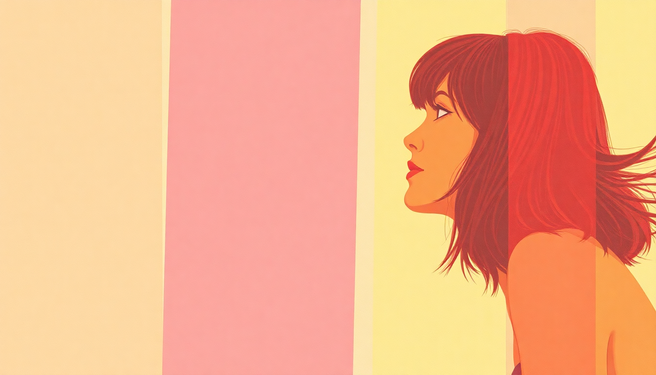 Fan-driven abstract illustration evoking the emotional arc of In the Flesh by Blondie