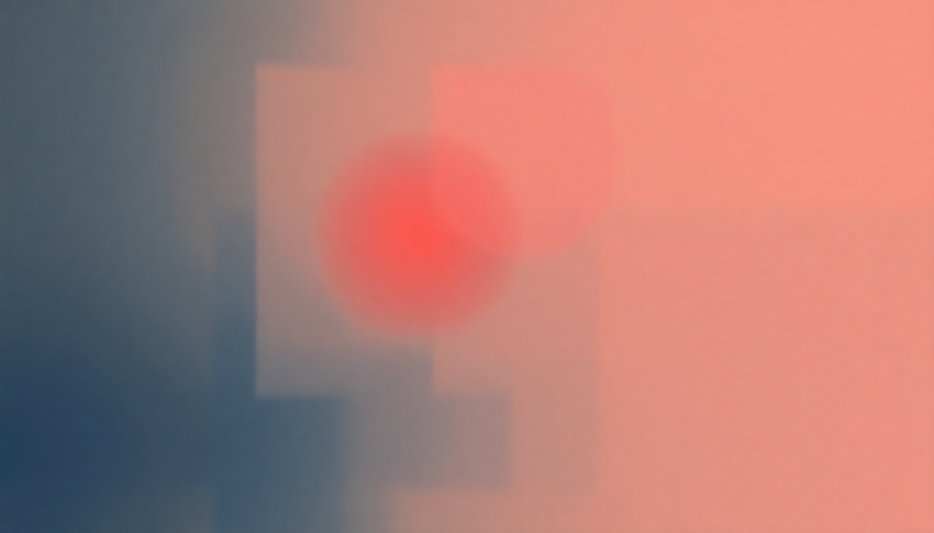 Fan-driven abstract illustration evoking the emotional arc of In the Shape of a Heart by Jackson Browne