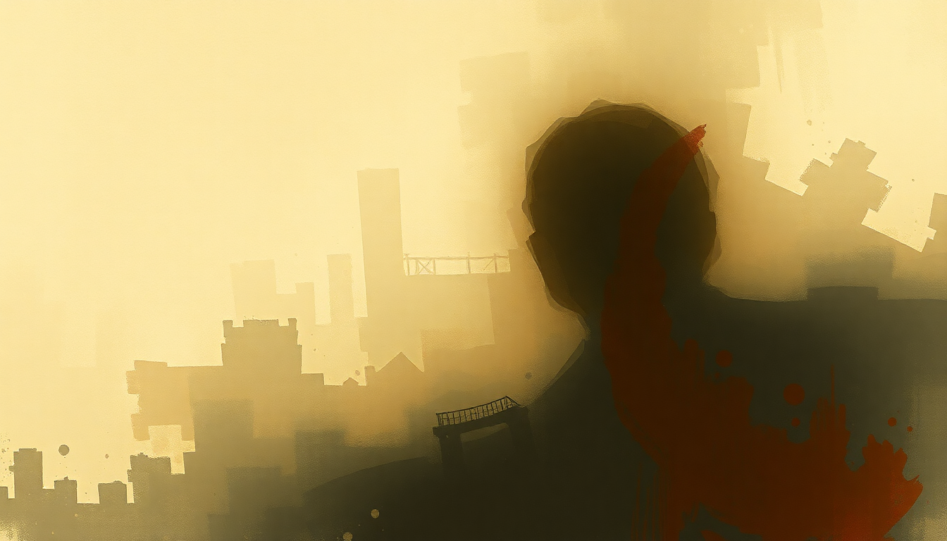 Fan-driven abstract illustration evoking the emotional arc of In the Wee Small Hours of the Morning by Frank Sinatra