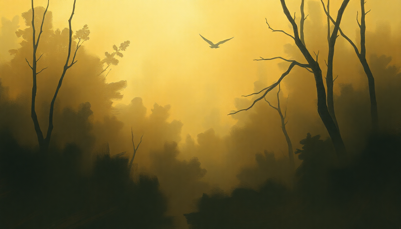 Fan-driven abstract illustration evoking the emotional arc of In Walked Bud by Thelonious Monk