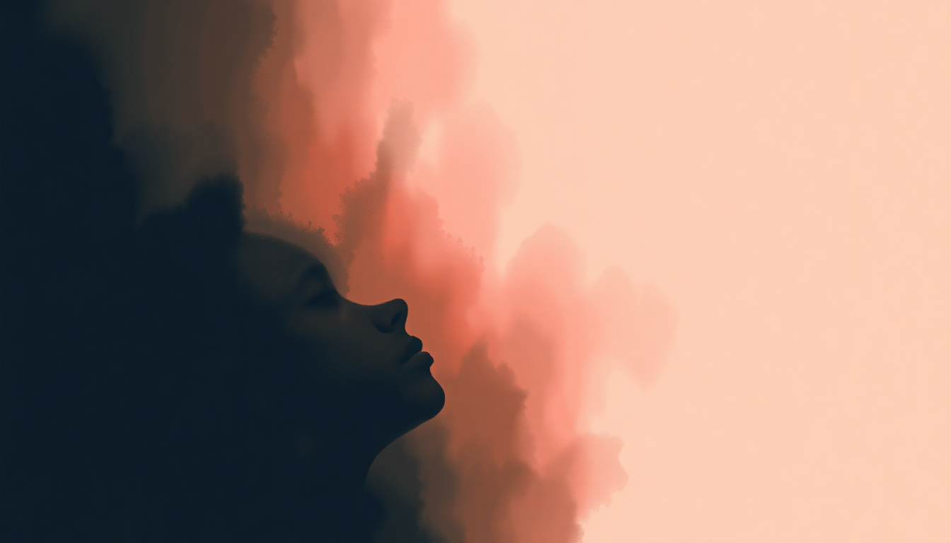 Fan-driven abstract illustration evoking the emotional arc of Infatuated by Musiq Soulchild