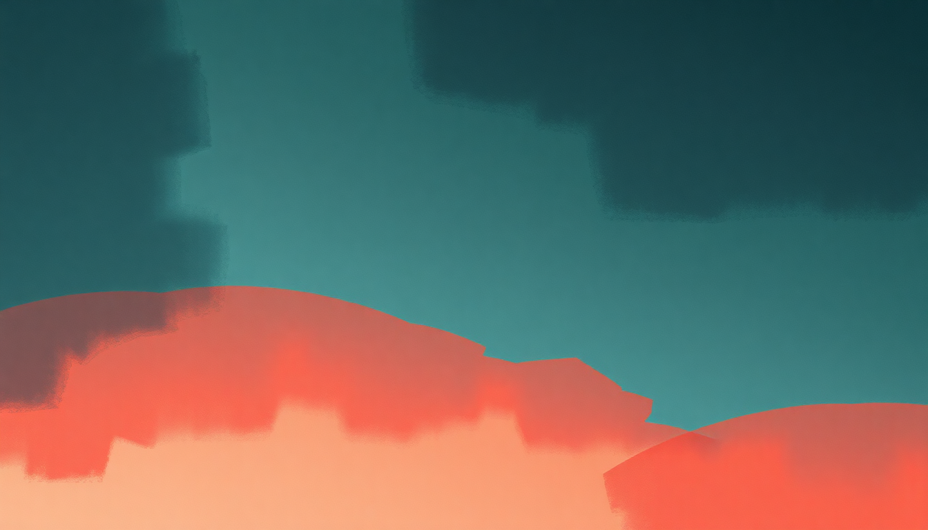 Fan-driven abstract illustration evoking the emotional arc of Initiation by The Weeknd