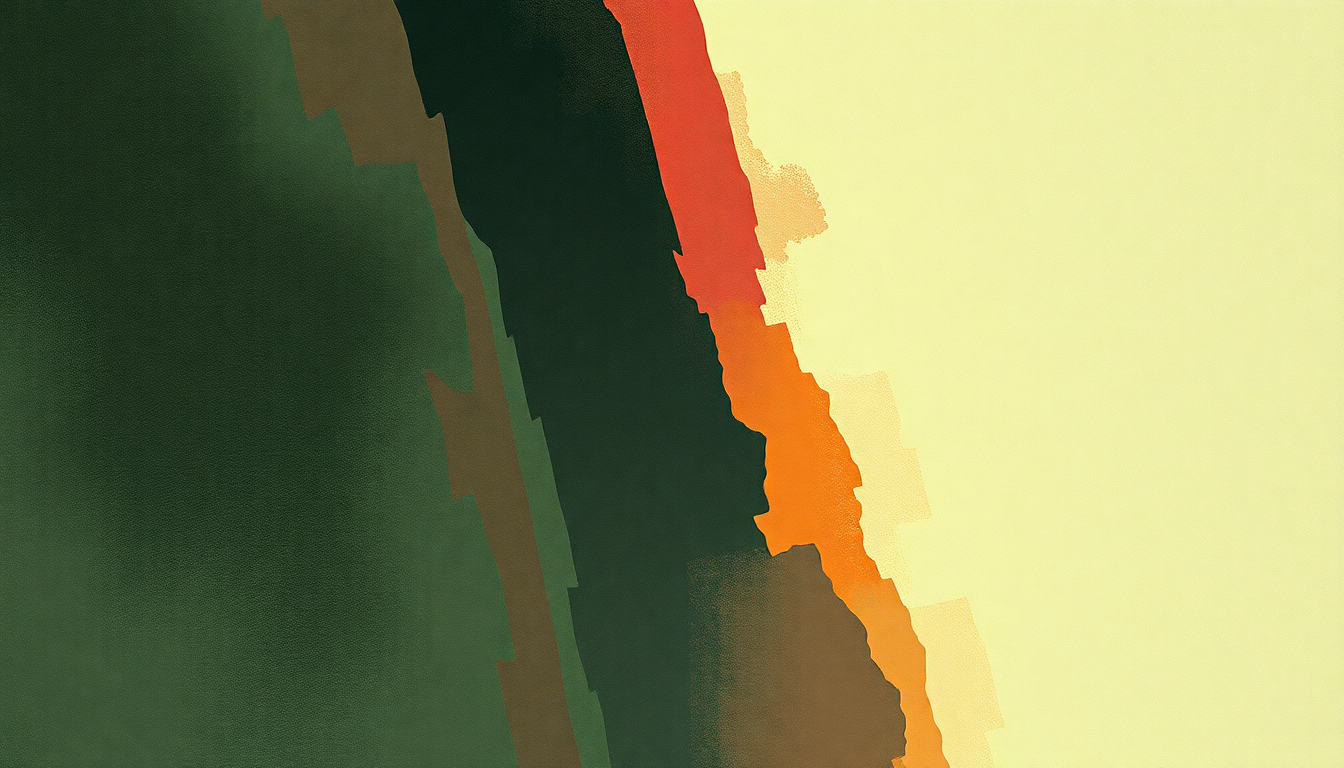 Fan-driven abstract illustration evoking the emotional arc of Inside the Machine by Goldie