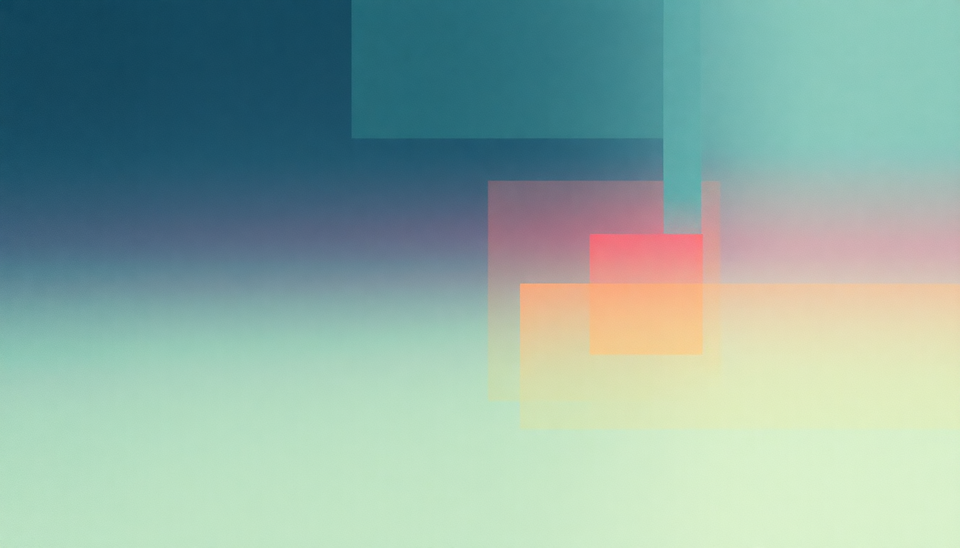 Fan-driven abstract illustration evoking the emotional arc of Ion Square by Bloc Party