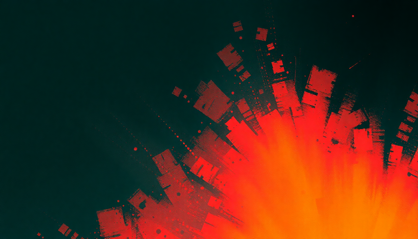 Fan-driven abstract illustration evoking the emotional arc of It Follows by Minor Threat