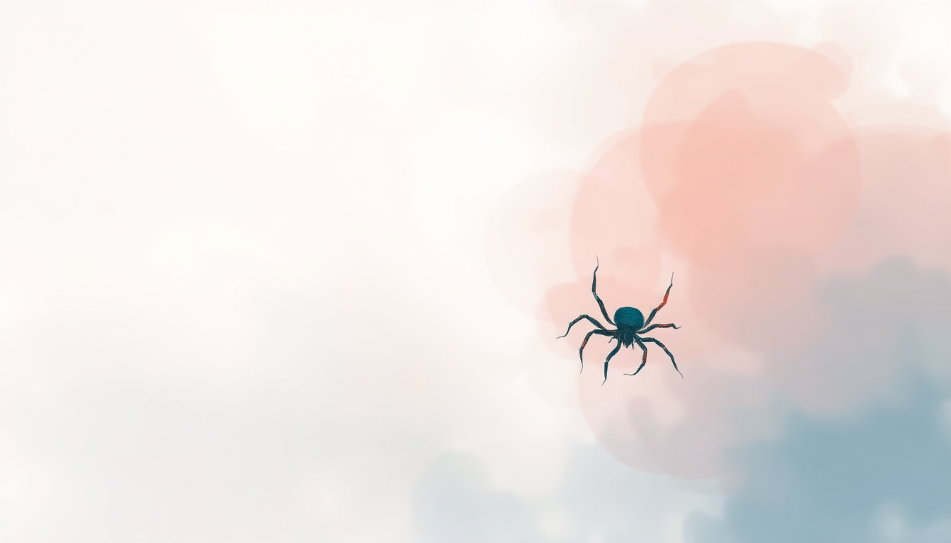 Fan-driven abstract illustration evoking the emotional arc of Itsy Bitsy Spider by Traditional
