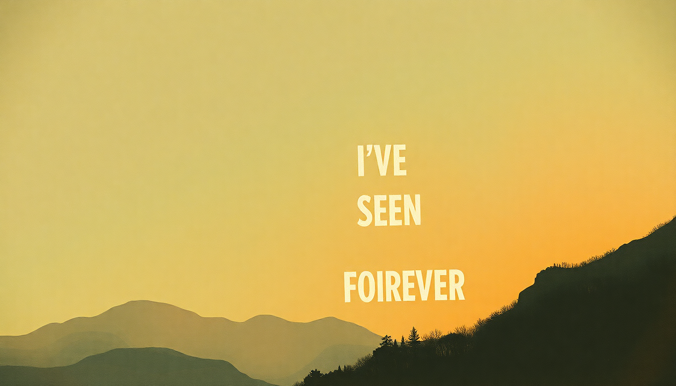 Fan-driven abstract illustration evoking the emotional arc of I've Seen Forever by 13th Floor Elevators