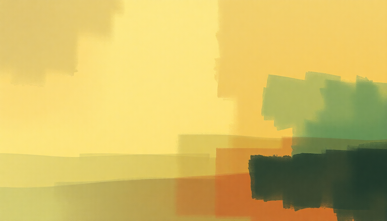 Fan-driven abstract illustration evoking the emotional arc of Jacqui by Clifford Brown