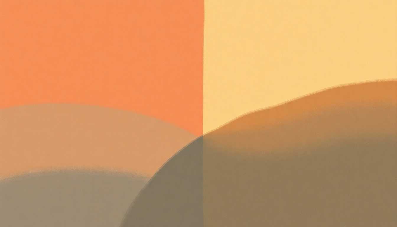 Fan-driven abstract illustration evoking the emotional arc of James by MGMT