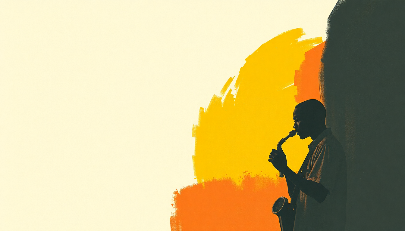 Fan-driven abstract illustration evoking the emotional arc of Jazz (We've Got) by A Tribe Called Quest