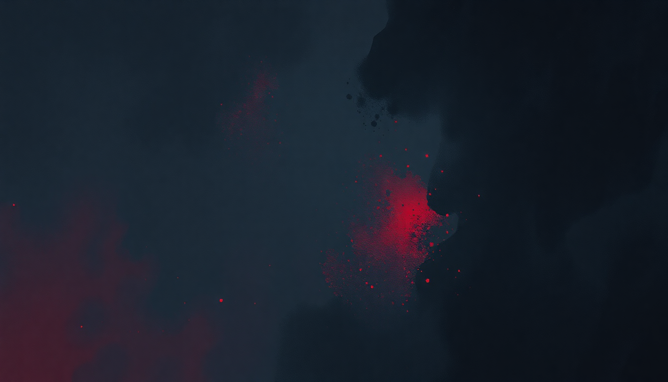 Fan-driven abstract illustration evoking the emotional arc of Jealous Again by Black Flag