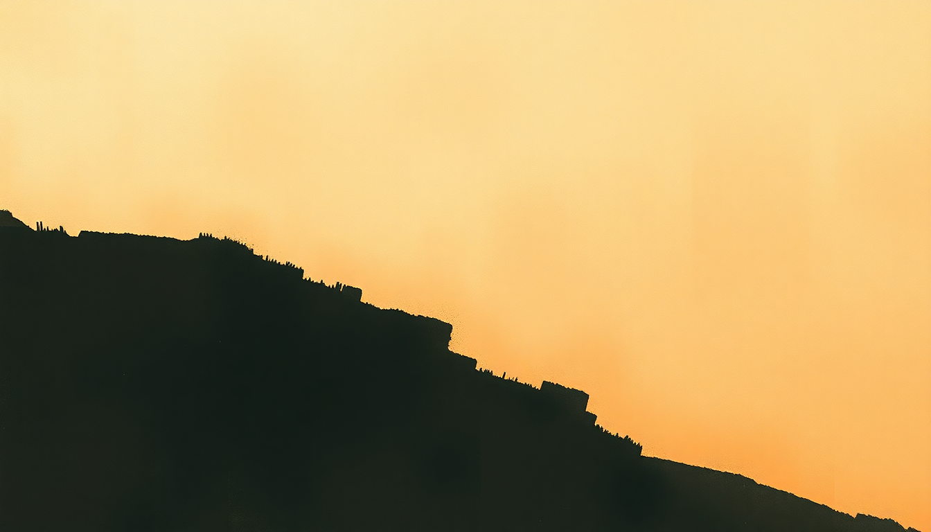 Fan-driven abstract illustration evoking the emotional arc of Just One More by George Jones