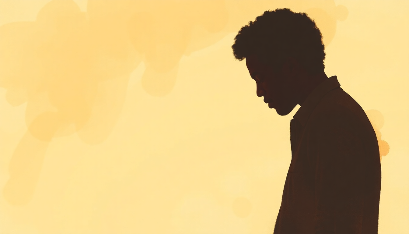 Fan-driven abstract illustration evoking the emotional arc of Just the Two of Us by Bill Withers