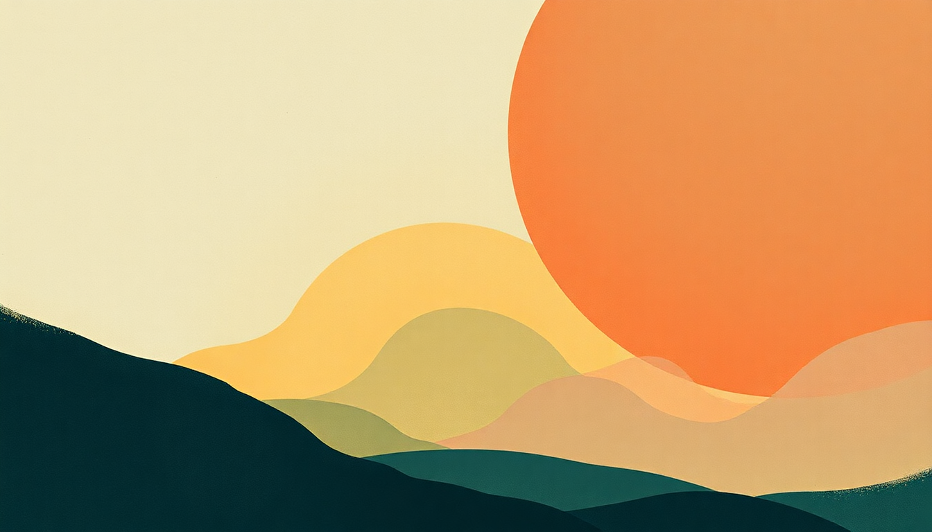 Fan-driven abstract illustration evoking the emotional arc of Kaguya by Floating Points