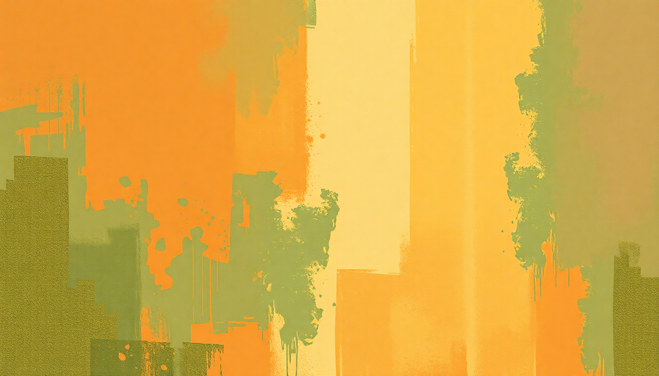 Fan-driven abstract illustration evoking the emotional arc of Kamelemba by Oumou Sangare