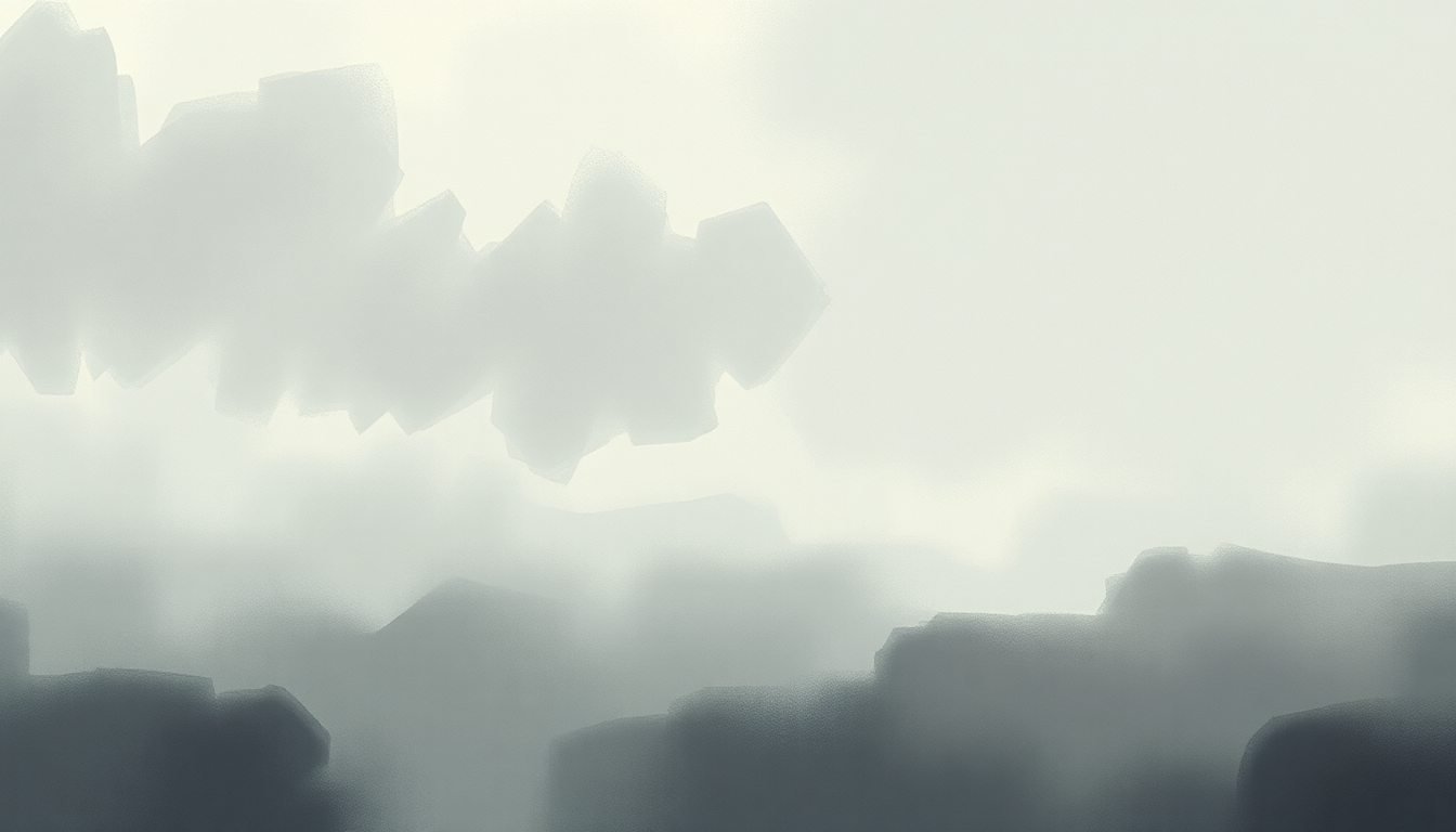 Fan-driven abstract illustration evoking the emotional arc of Karelia Suite by Jean Sibelius