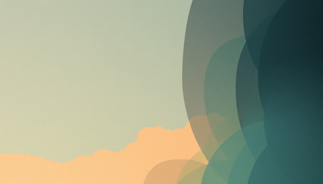 Fan-driven abstract illustration evoking the emotional arc of Kelso by Floating Points