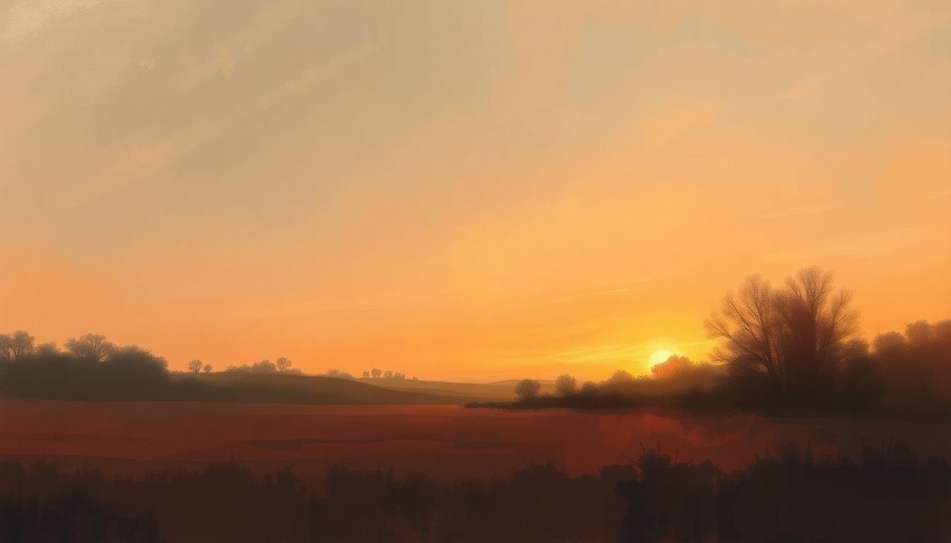 Fan-driven abstract illustration evoking the emotional arc of Kentucky Waltz by Bill Monroe