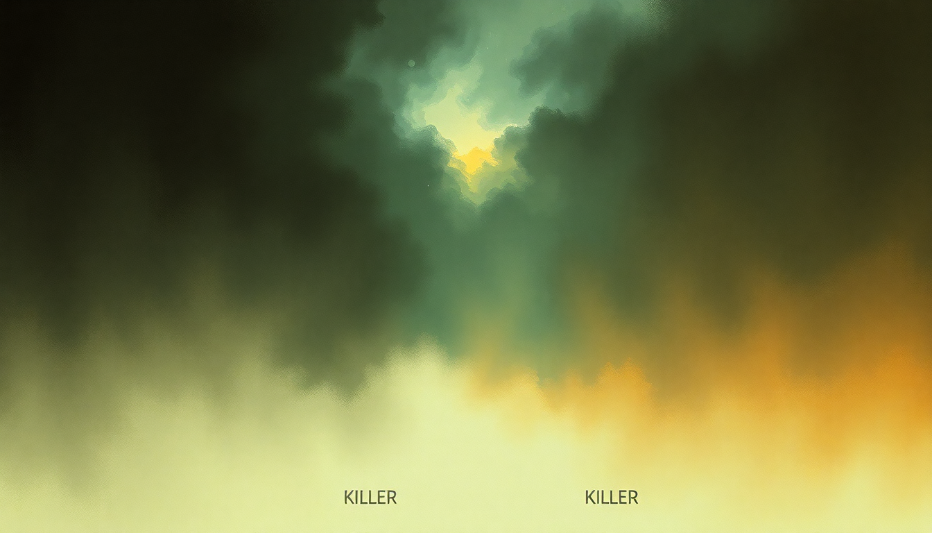 Fan-driven abstract illustration evoking the emotional arc of Killer by Van der Graaf Generator