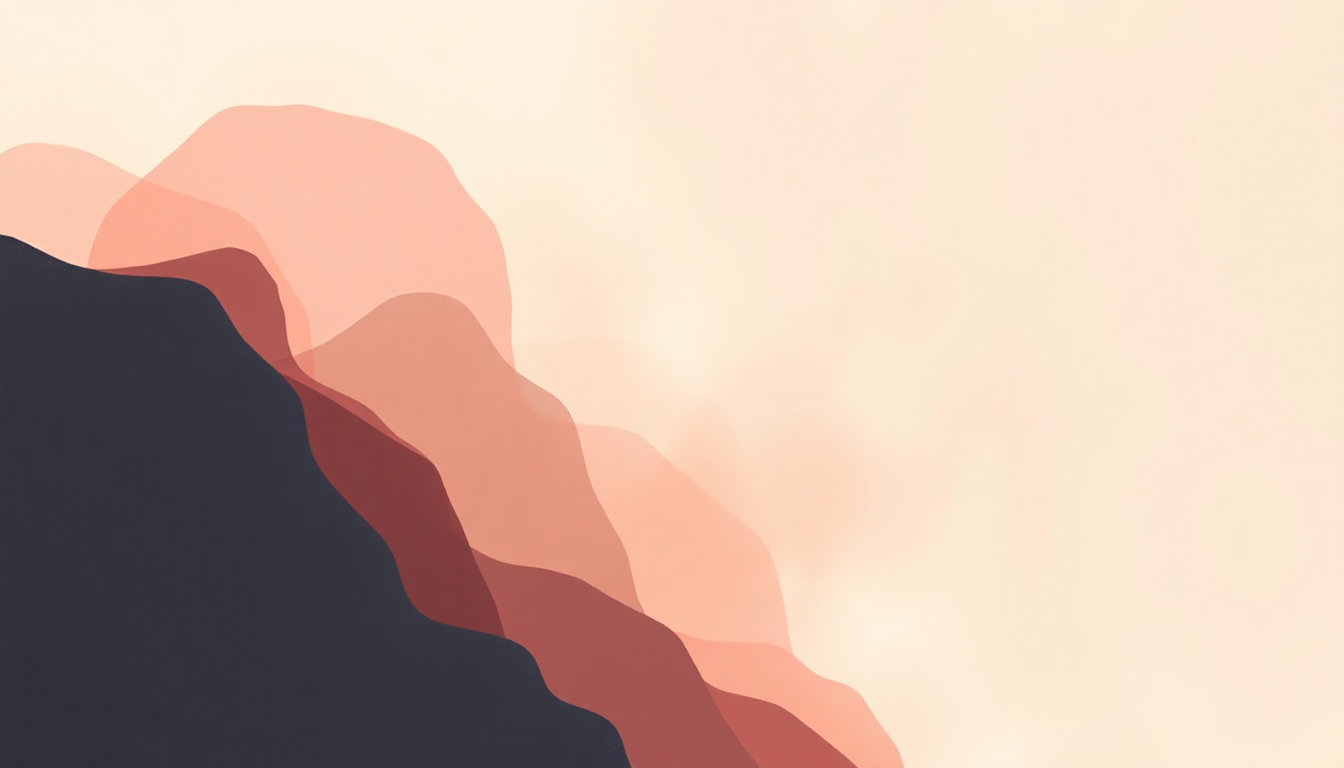 Fan-driven abstract illustration evoking the emotional arc of Kim and Buffy by M83