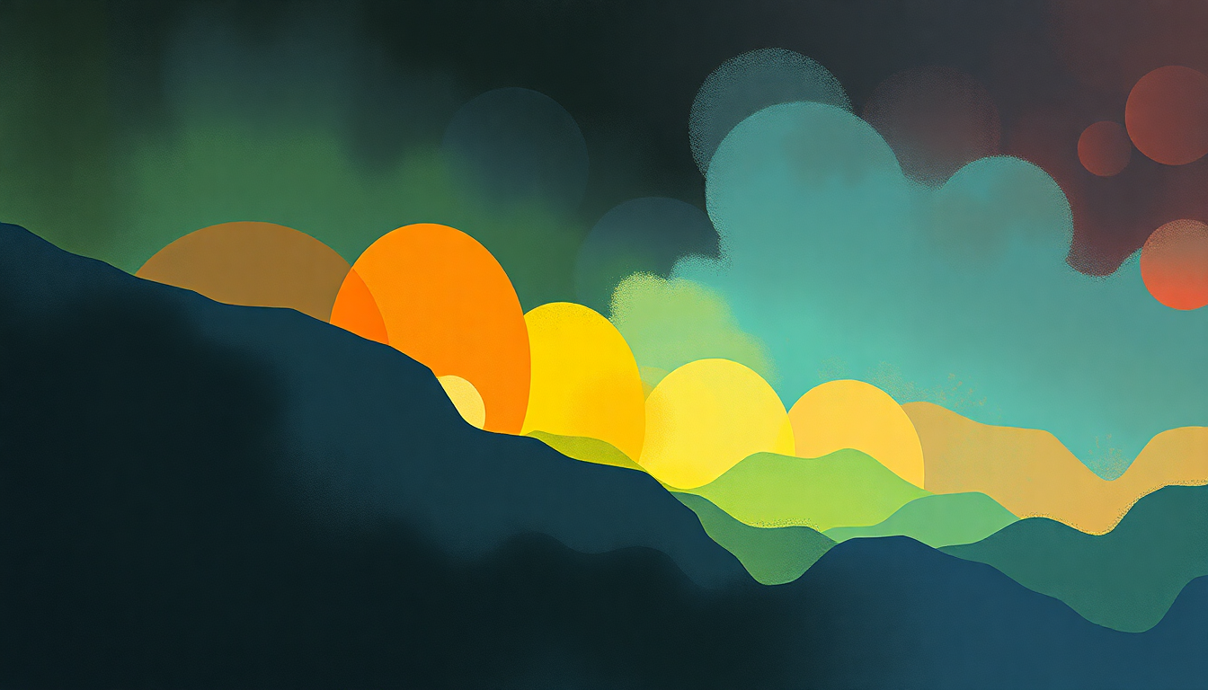 Fan-driven abstract illustration evoking the emotional arc of Kissing Willie by Jethro Tull