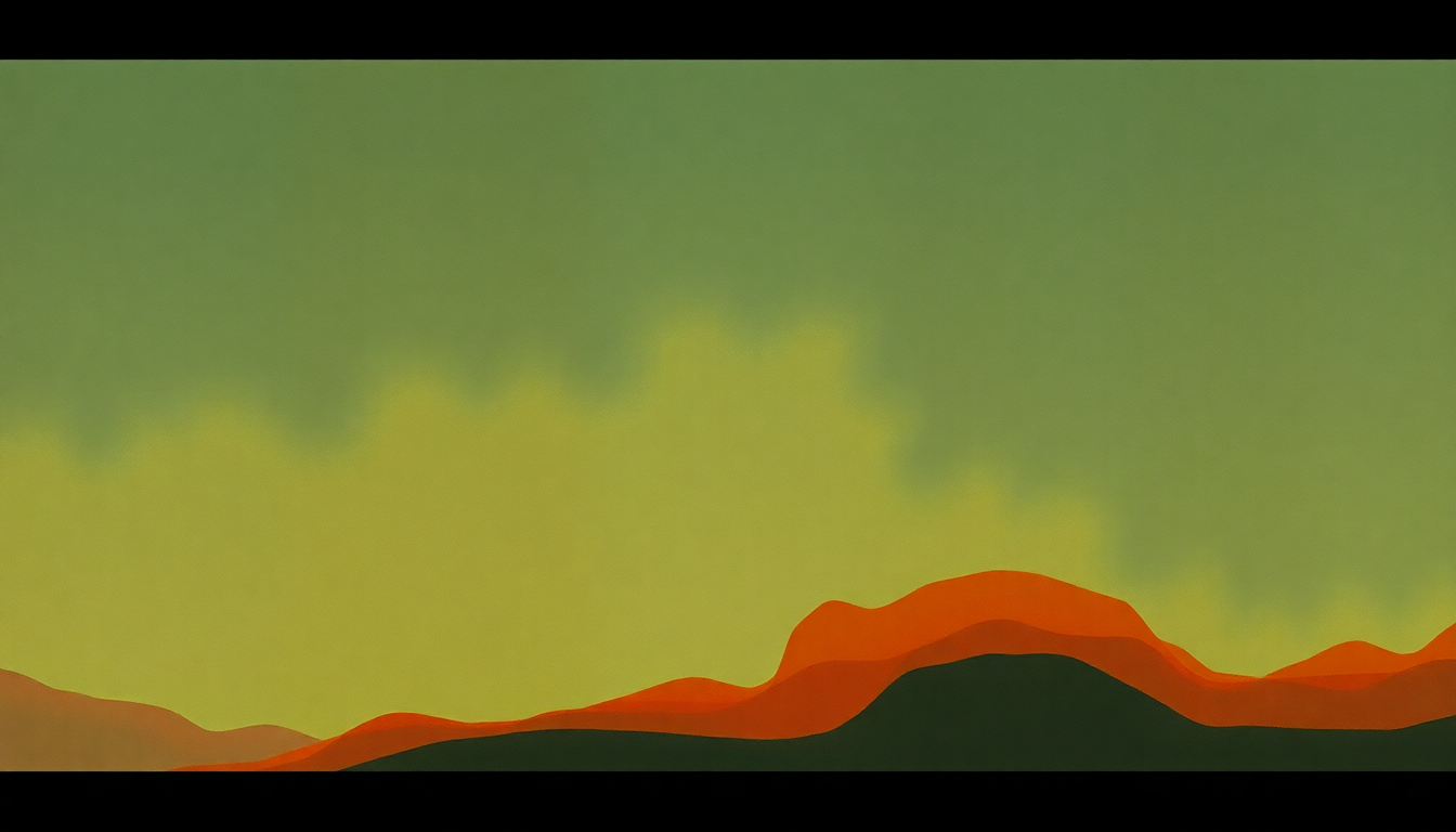 Fan-driven abstract illustration evoking the emotional arc of Kulanjan by Oumou Sangare