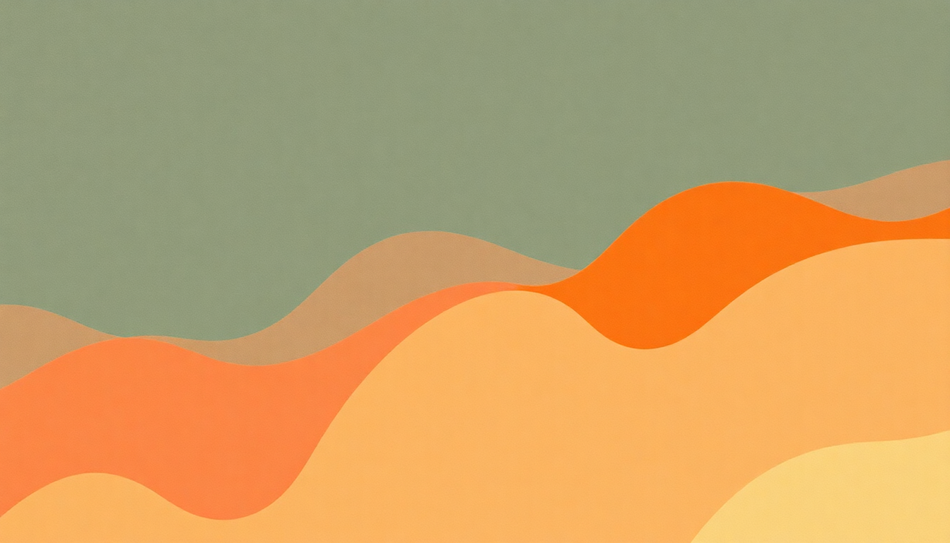 Fan-driven abstract illustration evoking the emotional arc of Lace Flex by Floating Points