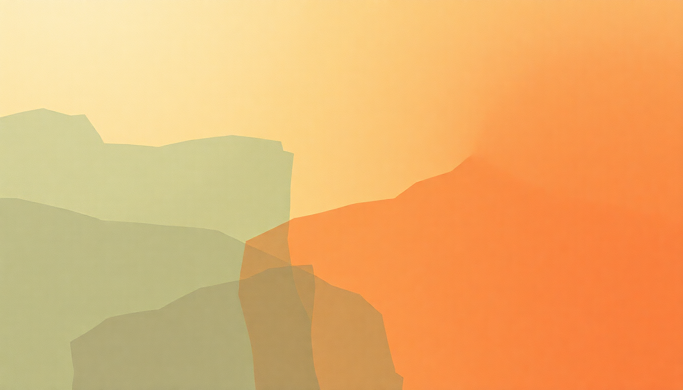 Fan-driven abstract illustration evoking the emotional arc of Lambs Caribou by Plaid