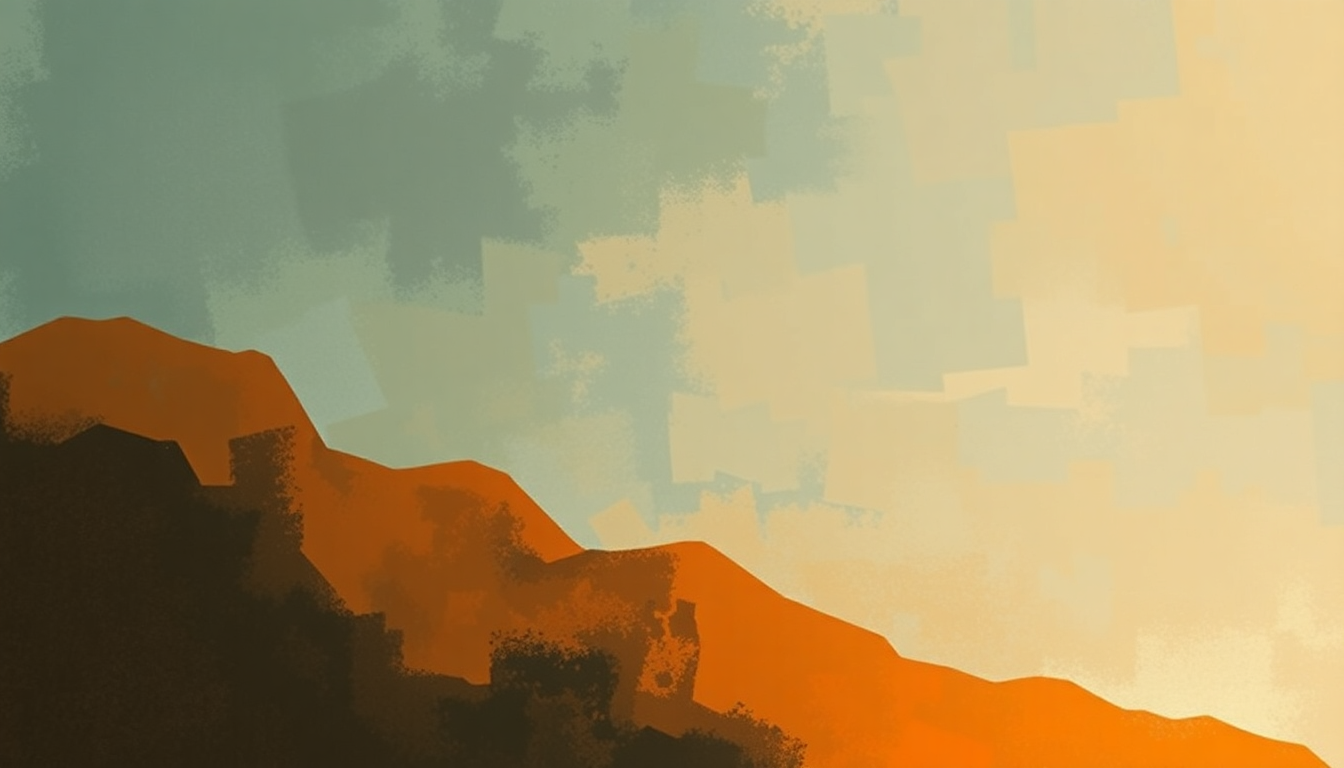 Fan-driven abstract illustration evoking the emotional arc of LAnd of the Snakes by J. Cole