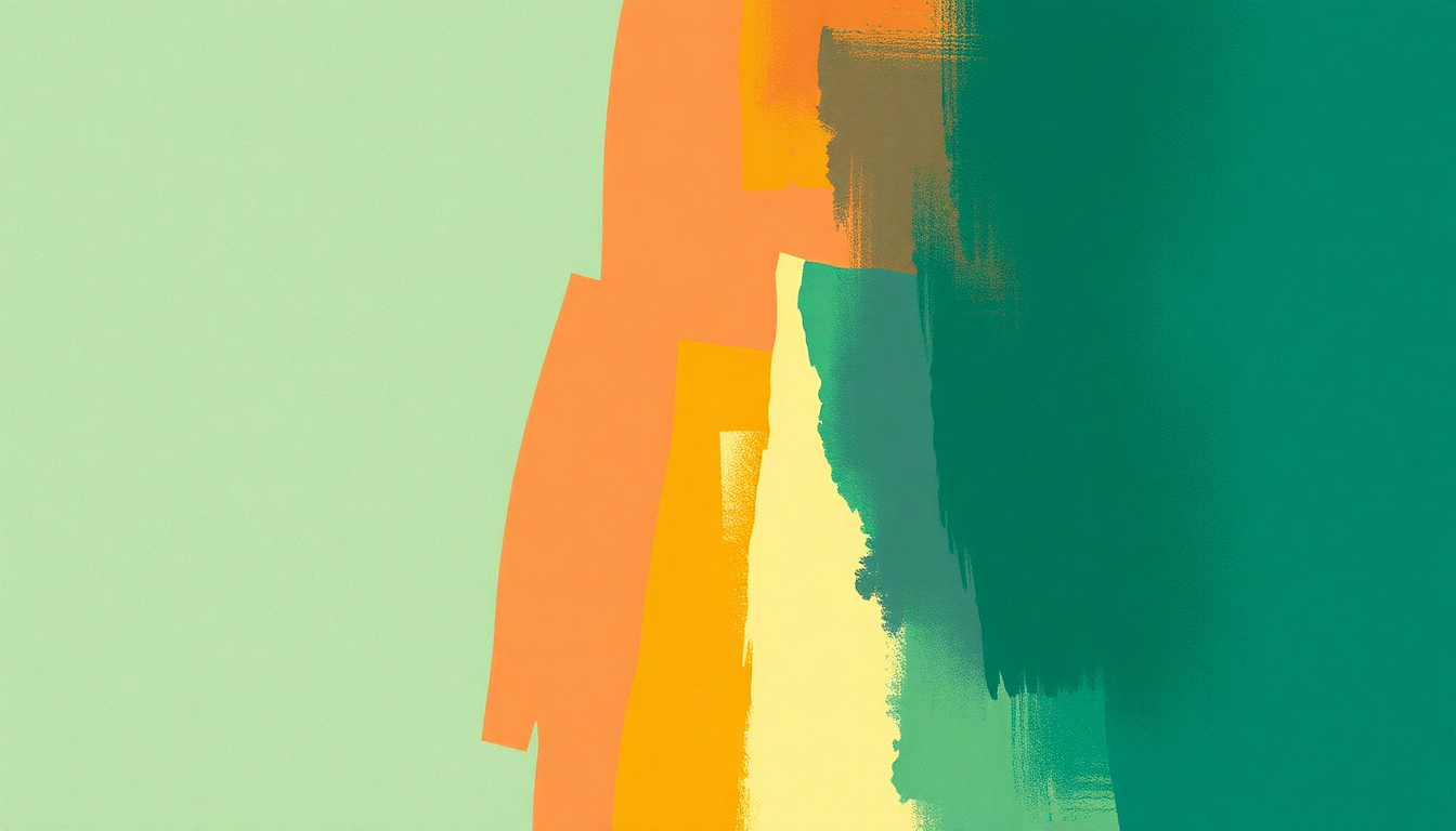 Fan-driven abstract illustration evoking the emotional arc of Leave This Island by Maximo Park