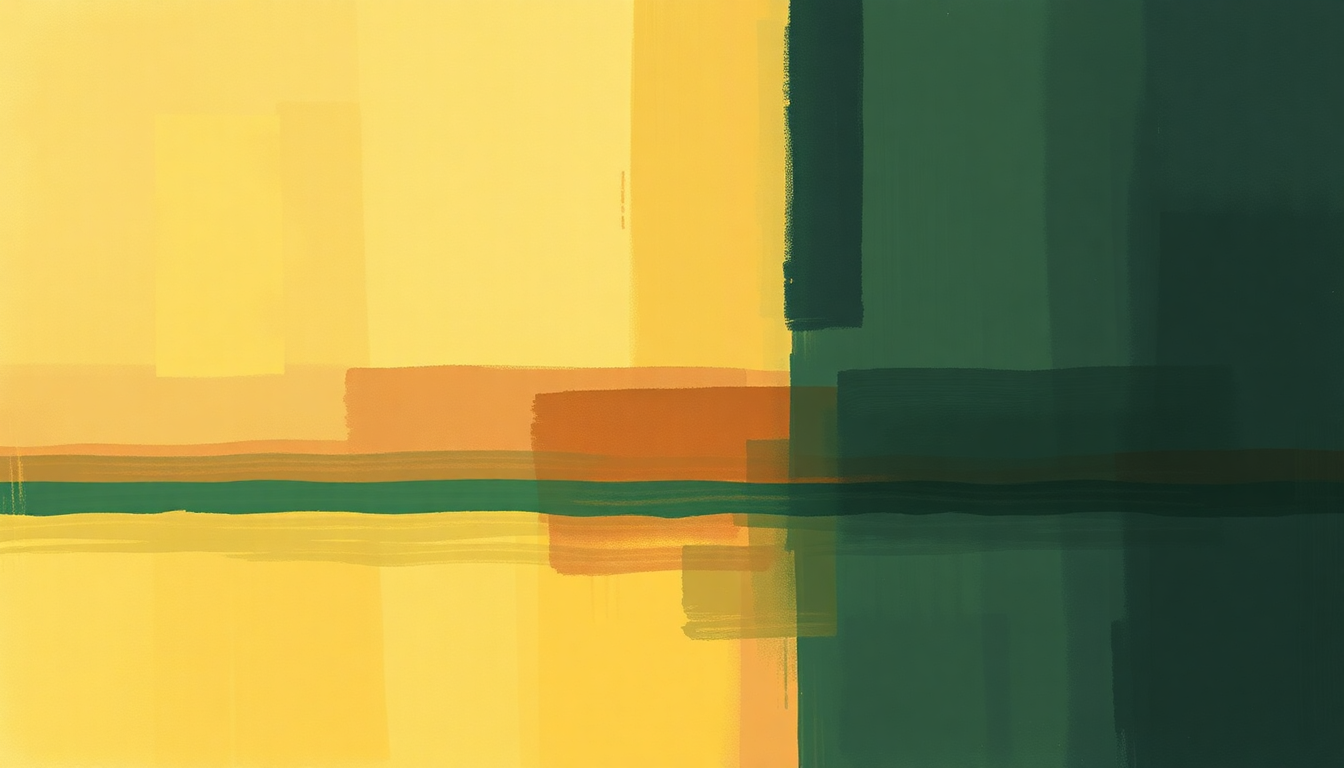 Fan-driven abstract illustration evoking the emotional arc of Lester Left Town by Art Blakey