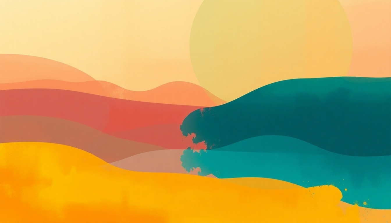 Fan-driven abstract illustration evoking the emotional arc of Let's Go by Khalid