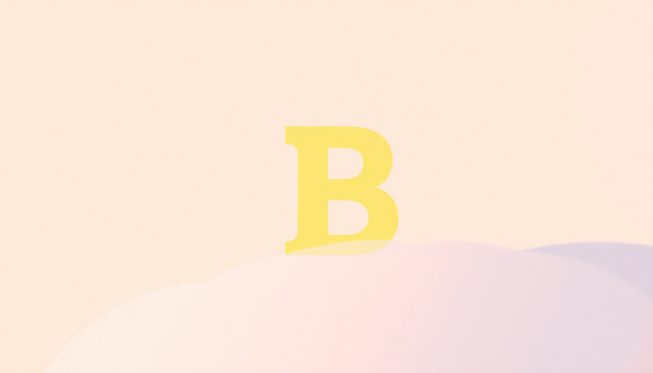 Fan-driven abstract illustration evoking the emotional arc of Letter B by Sesame Street