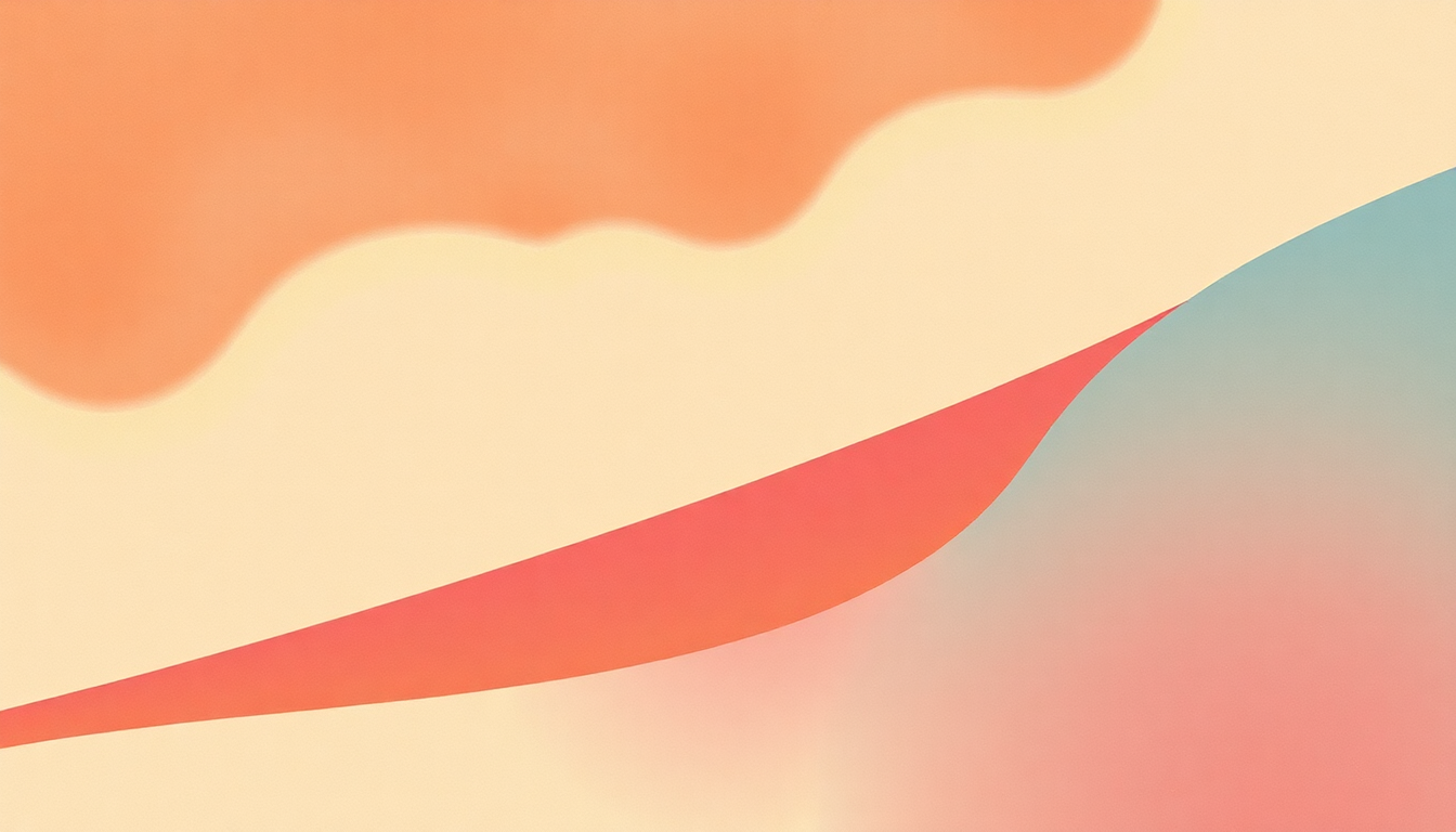 Fan-driven abstract illustration evoking the emotional arc of Liebe und Romanze by The Slits