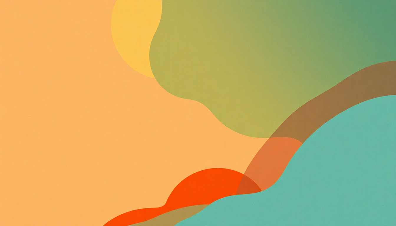 Fan-driven abstract illustration evoking the emotional arc of Life Up There by Squirrel Flower