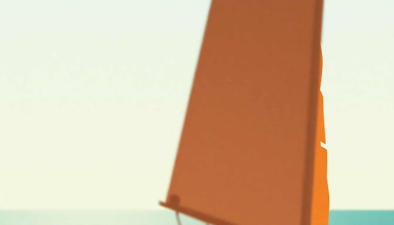 Fan-driven abstract illustration evoking the emotional arc of Lift a Sail by Jimmy Eat World