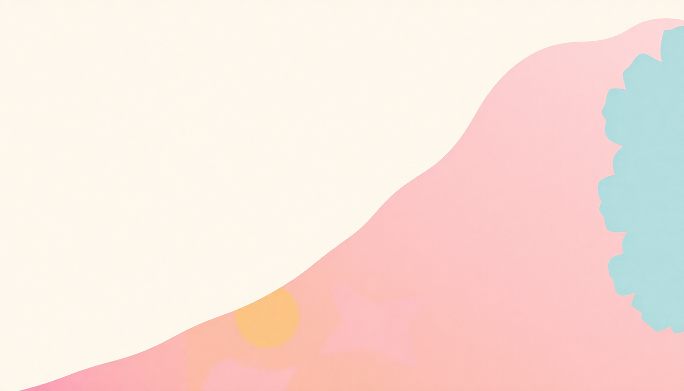 Fan-driven abstract illustration evoking the emotional arc of Like Ooh Ahh by Twice