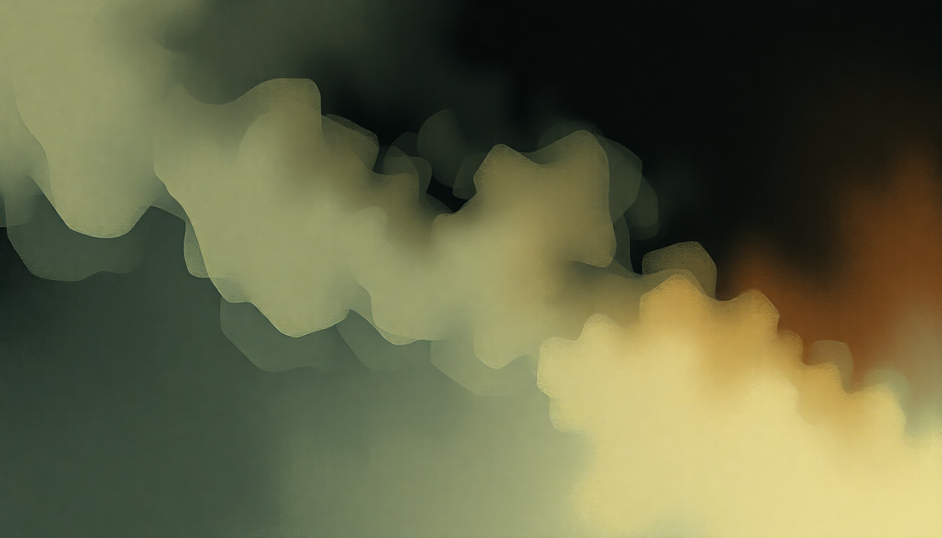 Fan-driven abstract illustration evoking the emotional arc of Like Smoke by Amy Winehouse