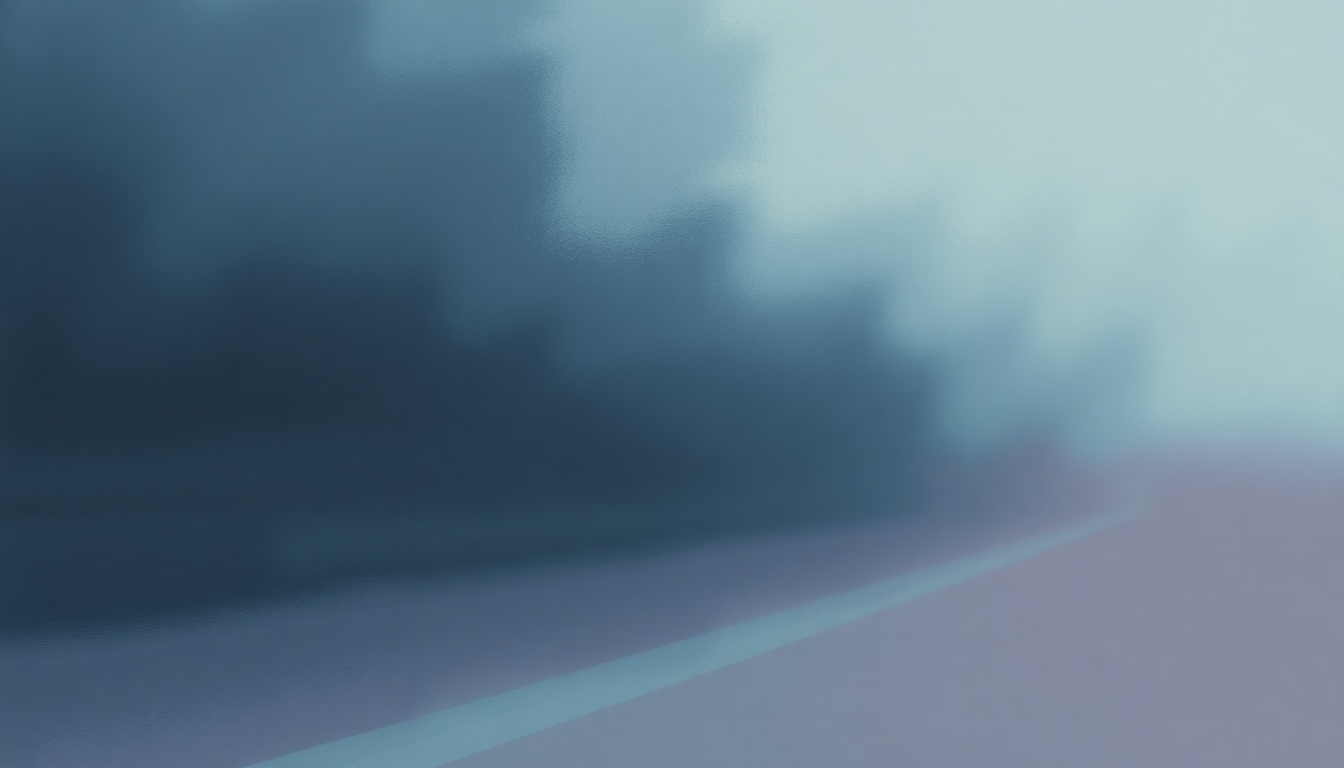 Fan-driven abstract illustration evoking the emotional arc of Little Driver by Daniel Caesar