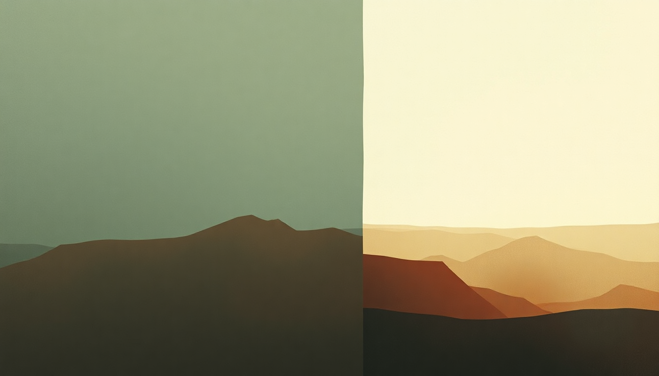 Fan-driven abstract illustration evoking the emotional arc of Locked by Four Tet