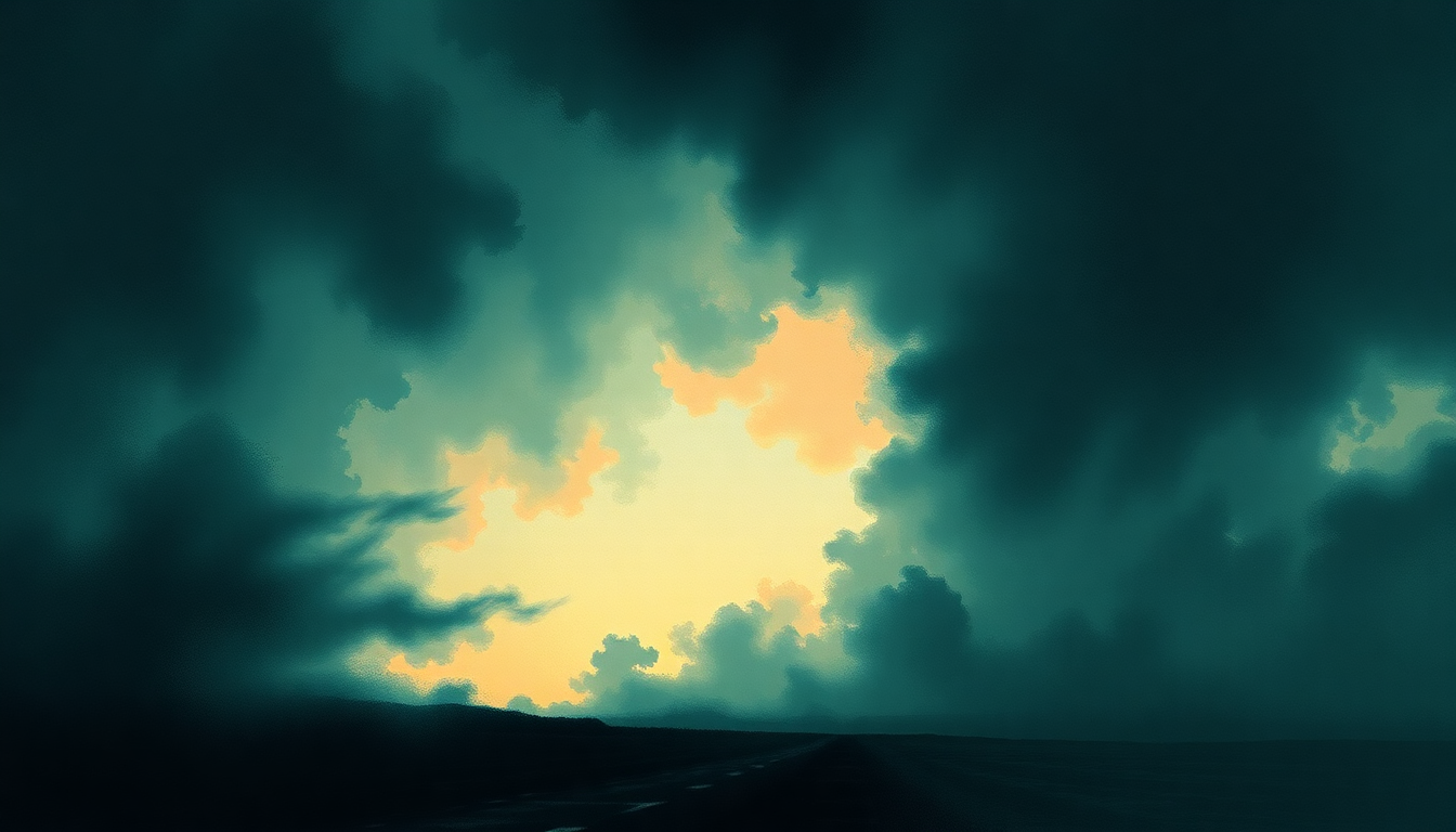 Fan-driven abstract illustration evoking the emotional arc of Losing My Edge by LCD Soundsystem