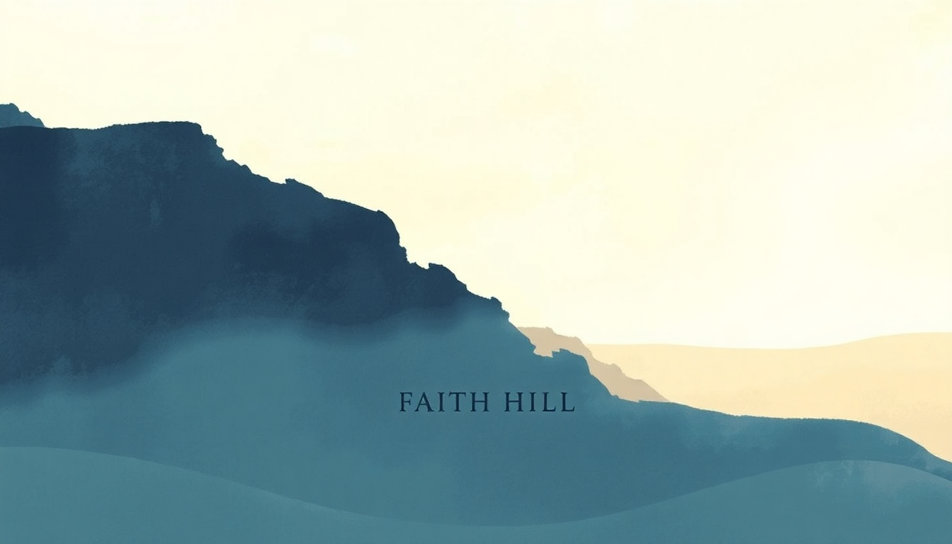 Fan-driven abstract illustration evoking the emotional arc of Lost by Faith Hill