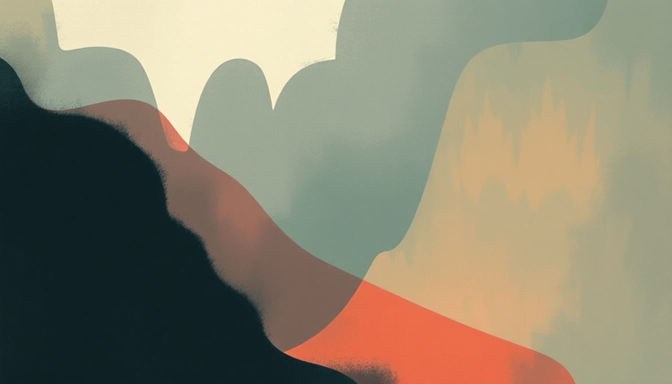 Fan-driven abstract illustration evoking the emotional arc of Louisiana by The Walkmen